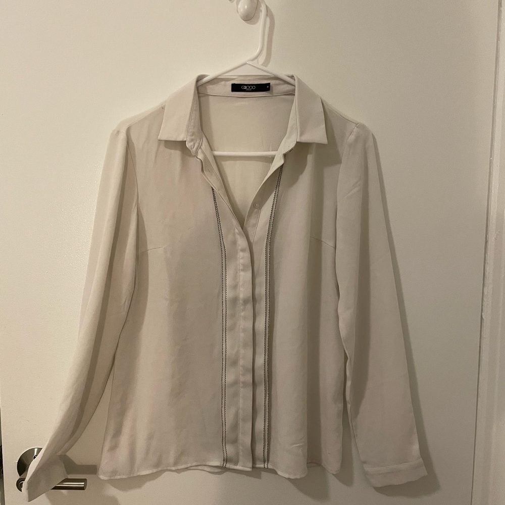 Silk White Blouse